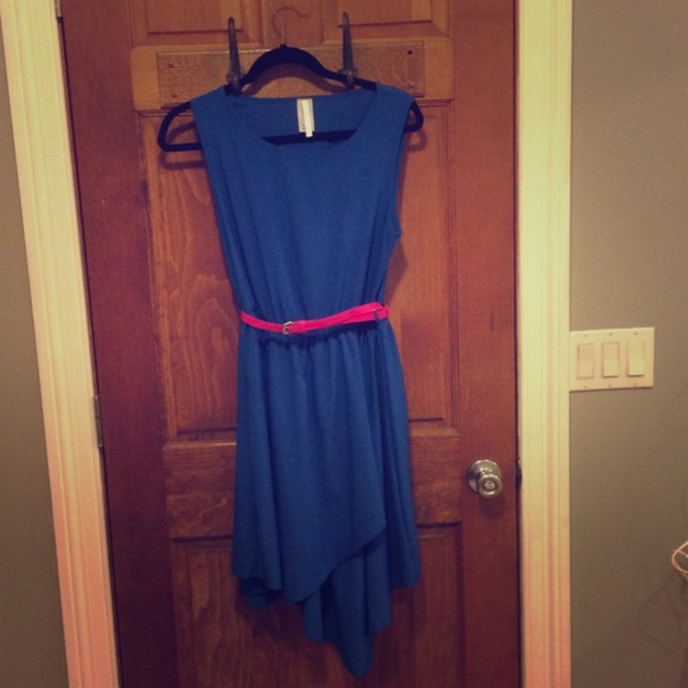 Medium Asymmetrical Modcloth Dress with Belt